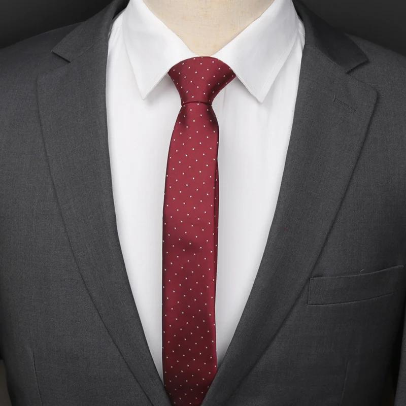 Cravates noires fines en Polyester pour hommes et femmes, classiques, à la mode, décontractées, fête