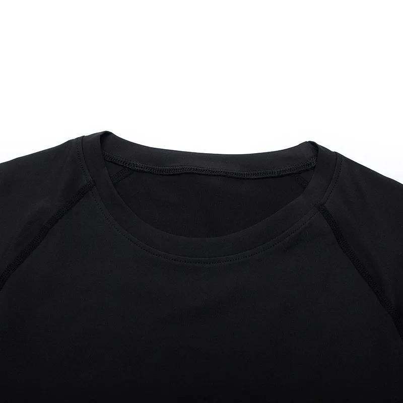 T-shirt compression homme fitness - Haut moulant sans coutures pour sport intensif