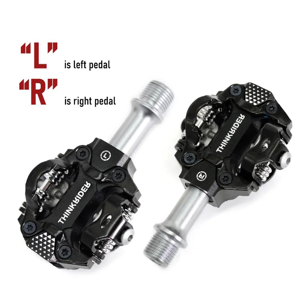ThinkRider-Pédale de vélo étanche coordonnante, pédales éventuelles D ultralégères, 3 roulements sce