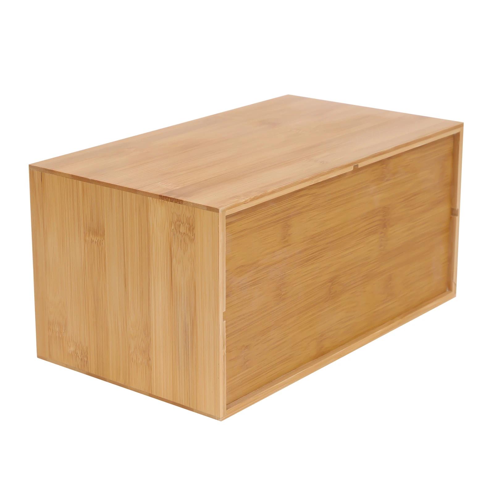 Evalu-brittop-Mini Bureau en Bambou, Boîte de Rangement MELStorage w/ 3 Brocommuniste de proximité