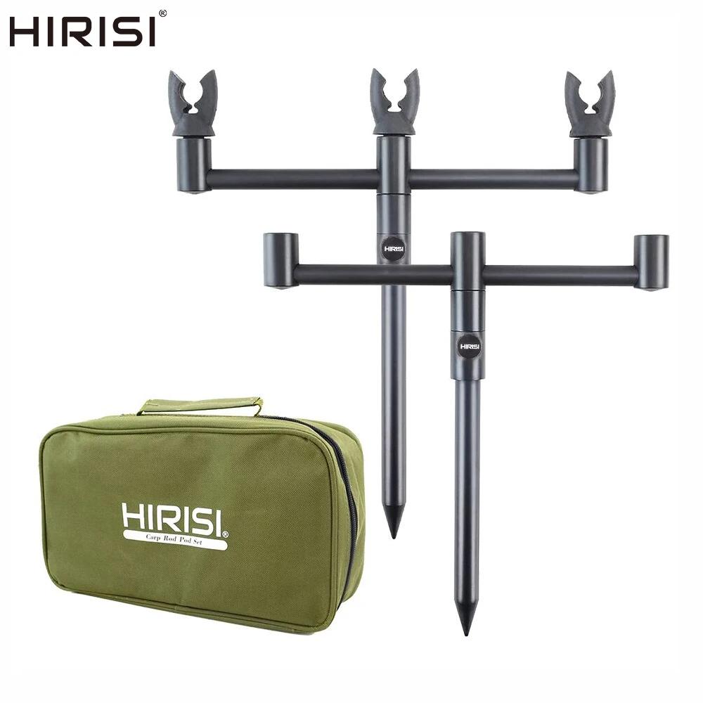 Pack de Rod pod Support système 3 cannes de pêche Buzz bars et Piques avec 3 rod rest heads dans un