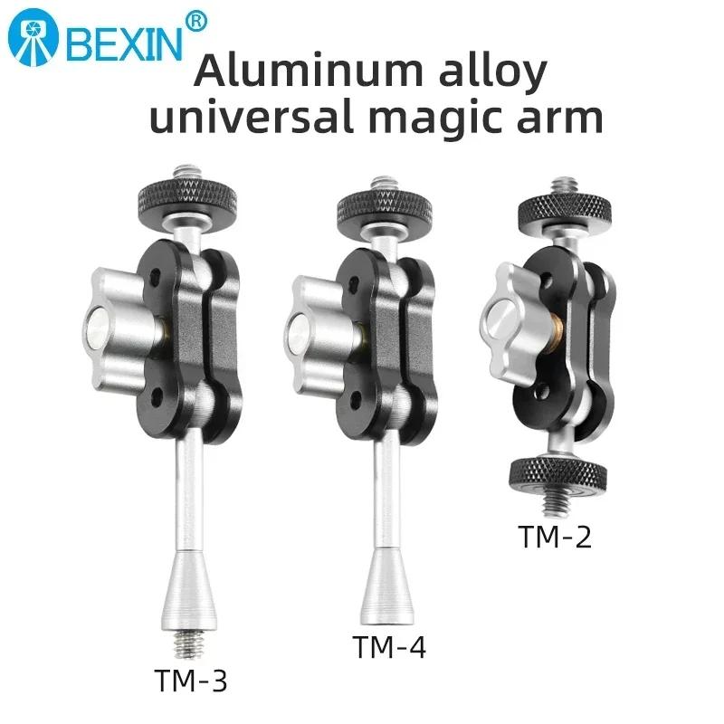 Becin – adaptateur de caméra à Double tête sphérique, Super pince, Compatible avec GoPro DJI Action