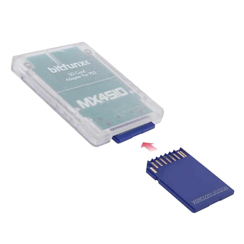 Adaptateur de lecteur de carte MX4SIO SIO2SD TF/SD, pour Consoles de jeux Playstation2 PS2, carte mé