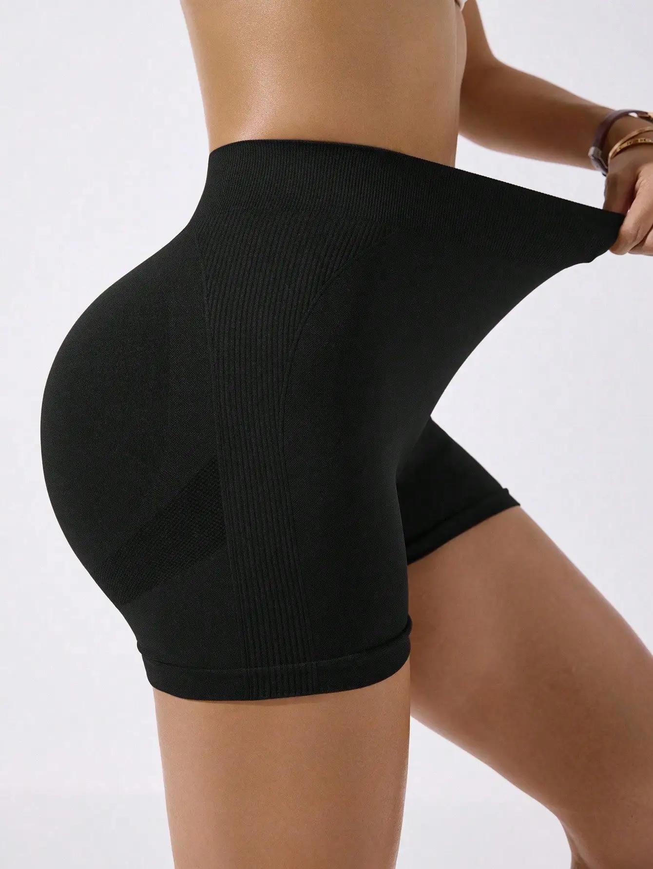 Short lettre femme, tissu nylon respirant, fesses en forme de V, un bon choix pour le yoga, la cours