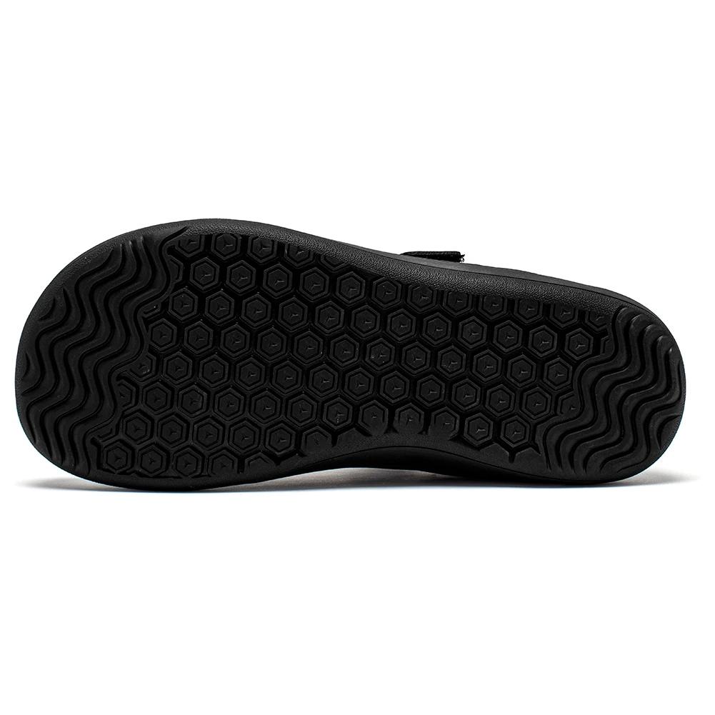 HOBIBEAR enfants fausse fourrure doublé pieds nus chaussures hiver large orteil boîte en cuir artifi