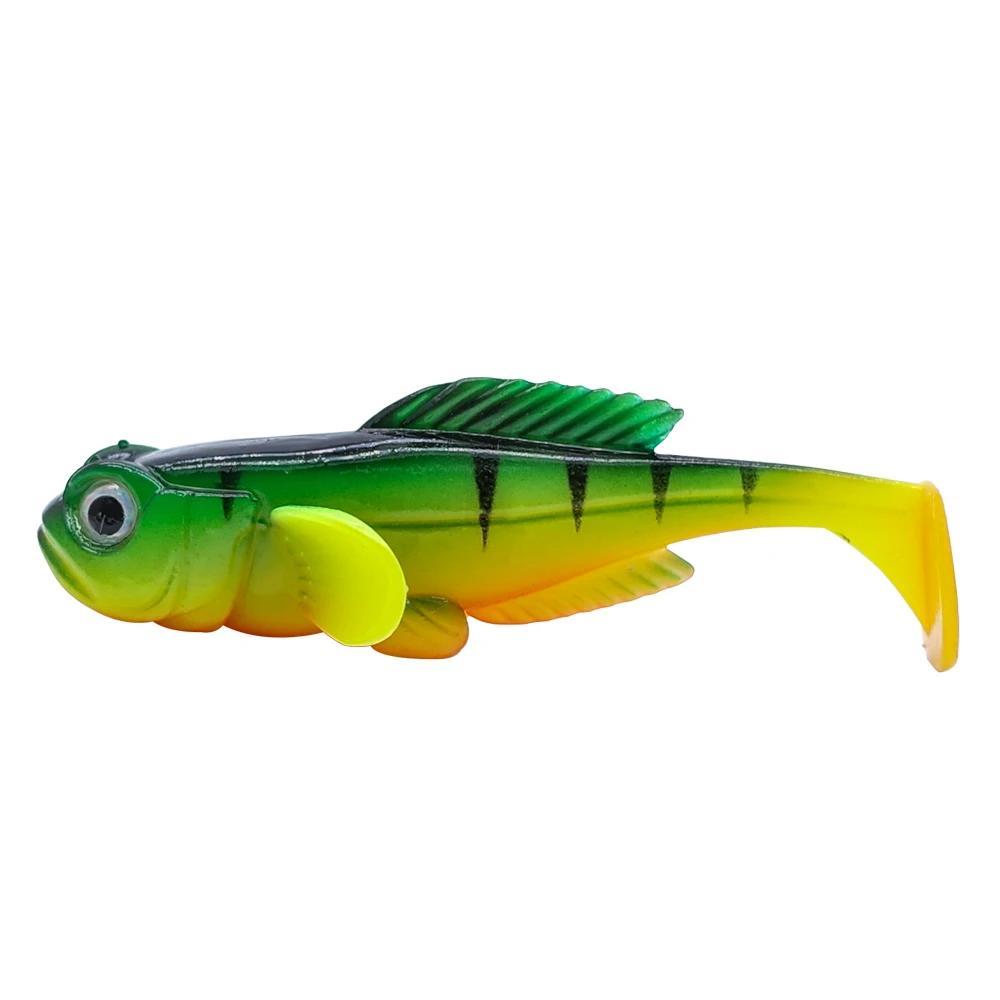 5 pièces/paquet Goby Paddle appât souple 80mm 9.5g nouveau Swimbait conception Ultra réaliste leurre