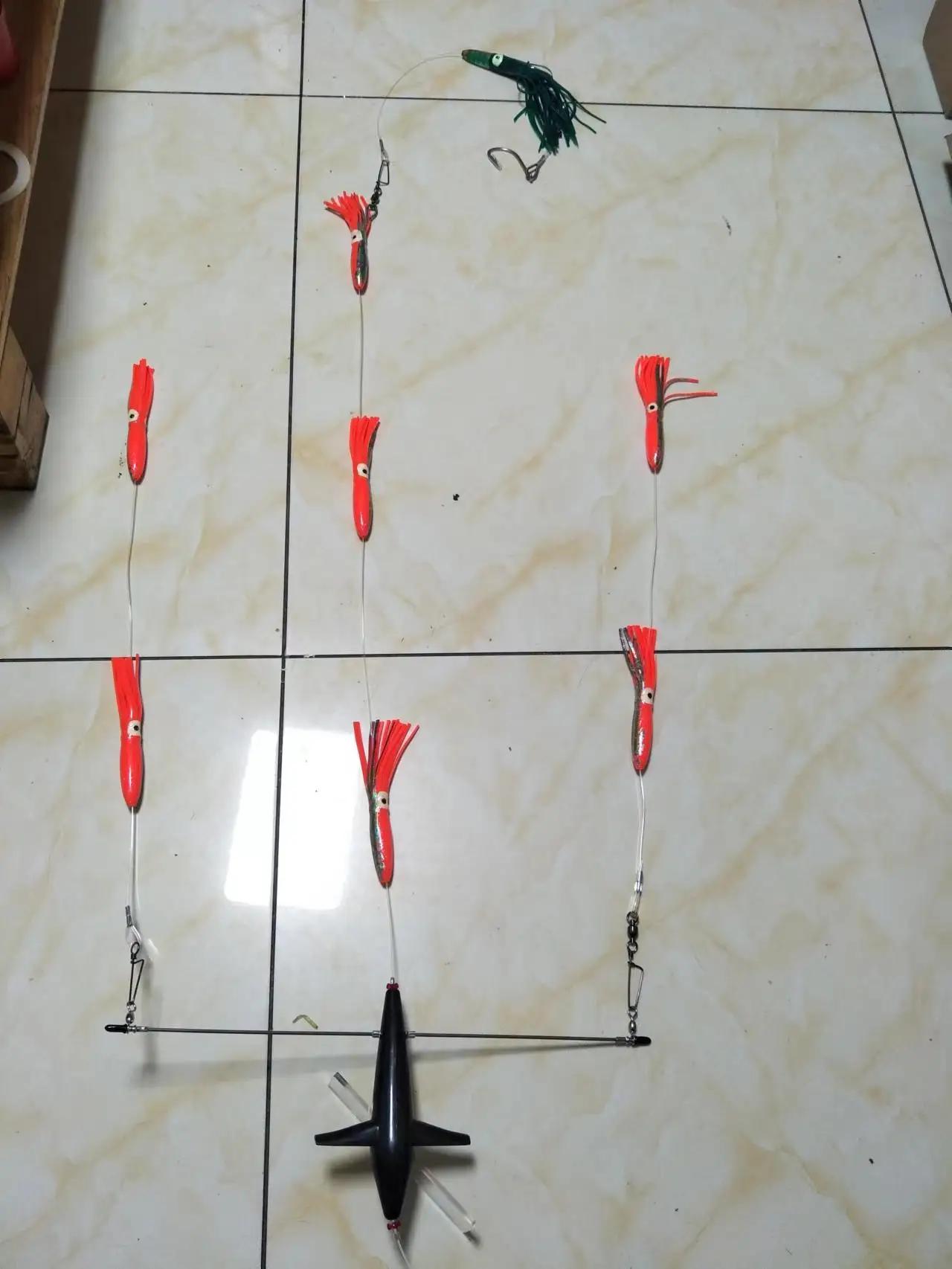 Barres d'Épandage de Gouvernail en Acier Inoxydable de 18 Pouces, avec Oiseau Marlin de 7 Pouces Pre