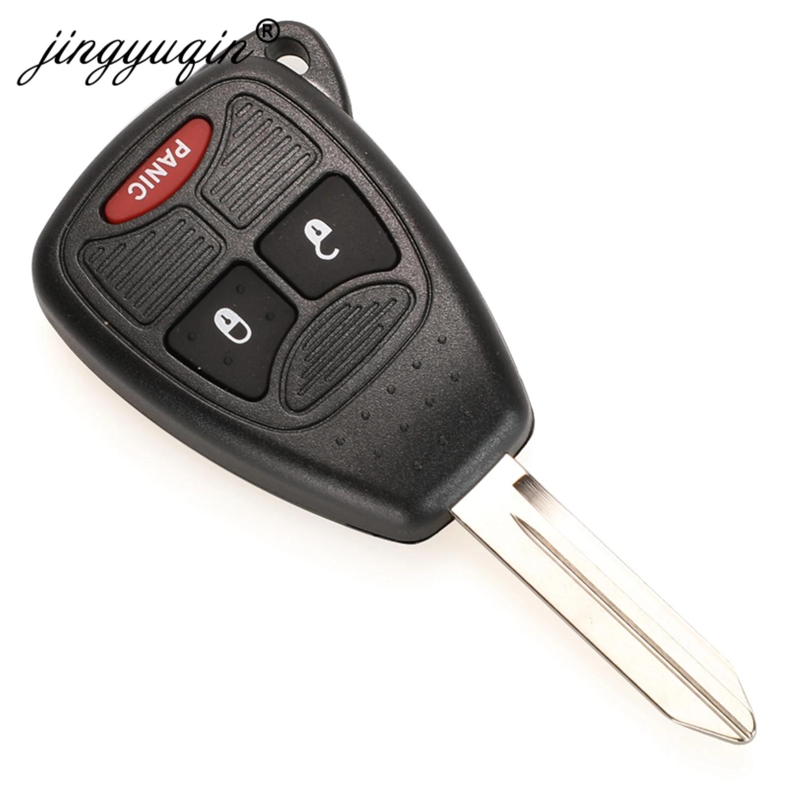 Jingyuqin 10X coque de clé de voiture 2/3/4/5/6 Butto pour Chrysler Pacifica Aspen 300 Dodge RAM car