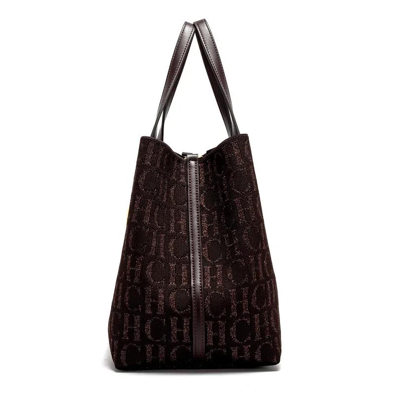 CH – sac à main grande capacité pour femmes, Simple, pour les déplacements quotidiens, polyvalent, c