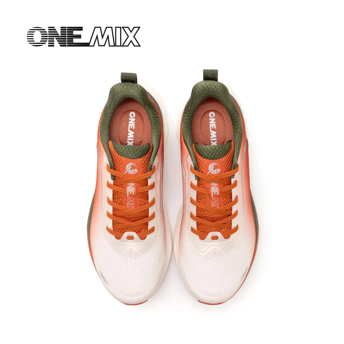 ONEMIX chaussures de course pour hommes Super léger en plein air athlétique entraînement Jogging bas