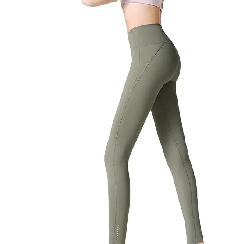 GOLDEN CAMEL-Pantalon de yoga taille haute pour femme, leggings de fitness élastiques, leggings de s
