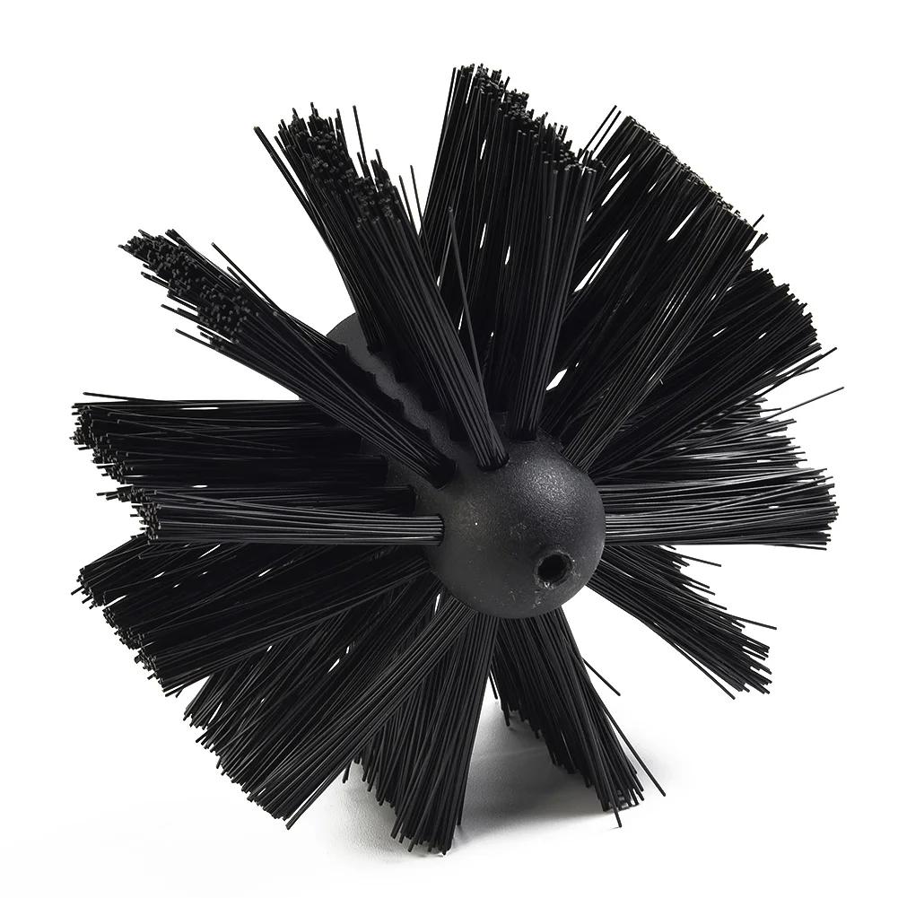 Brosse de cheminée rotative 100mm /150mm, sèche-linge en Nylon, brosse de nettoyage de ventilation,