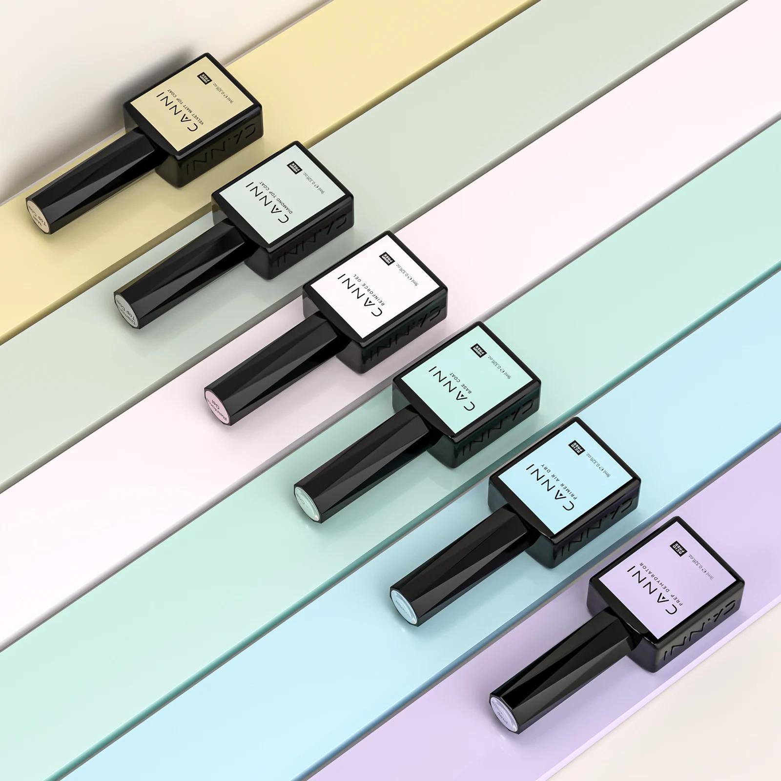 9ml CANNI HEMA/TPO gratuit couleur rose nu vernis à ongles couverture complète Semi Permanent longue