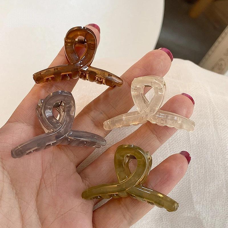 Mini pinces à cheveux en MSI pour femmes, pince requin, pince à frange, demi-cravate douce, vêtement