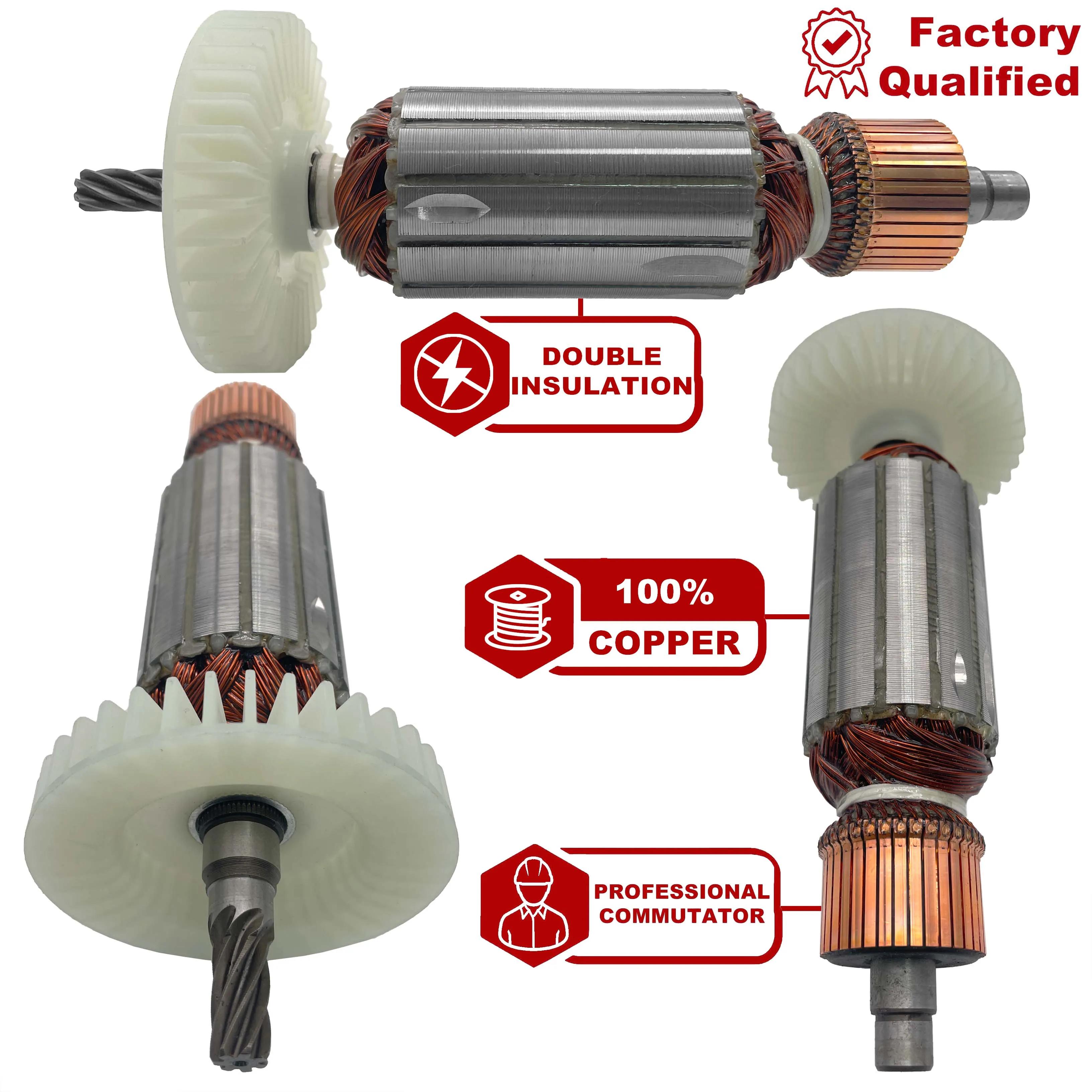 AC 220V 240V DK32 Induit Rotor pour WEKA Machine de forage Pièces de rechange Foreuse à cœur DK 32