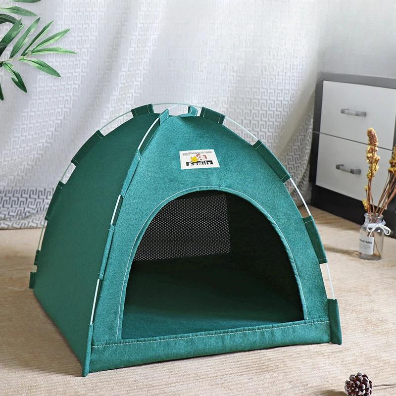 Maison pliable pour chat, tente universelle quatre saisons pour chat et chien, nid d'été Cool, Porta