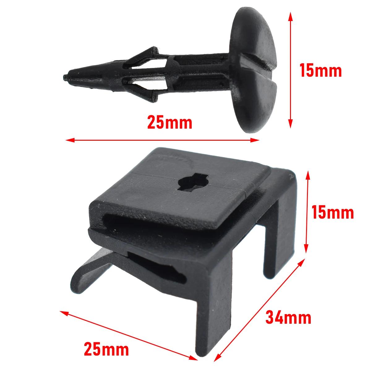 Kit de clips de couverture de pare-chocs de garde-boue avant de voiture, 20 pièces, 53879 – 28010 53