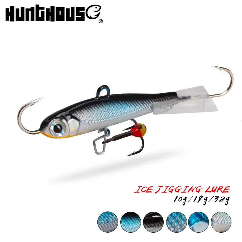 Hunthouse hiver leurre de pêche sur glace 10g/19g/32g coulant gabarits équilibreur Vib bar brochet c