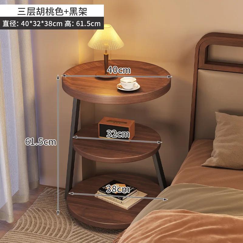 2025 table de chevet de style d'âge moyen, table d'appoint pour canapé, chambre à coucher, petit che