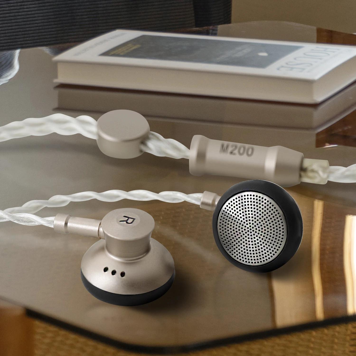 Écouteurs filaires intra-auriculaires SIVGA M200 Hi-Fi, son clair et large scène sonore, prise jack