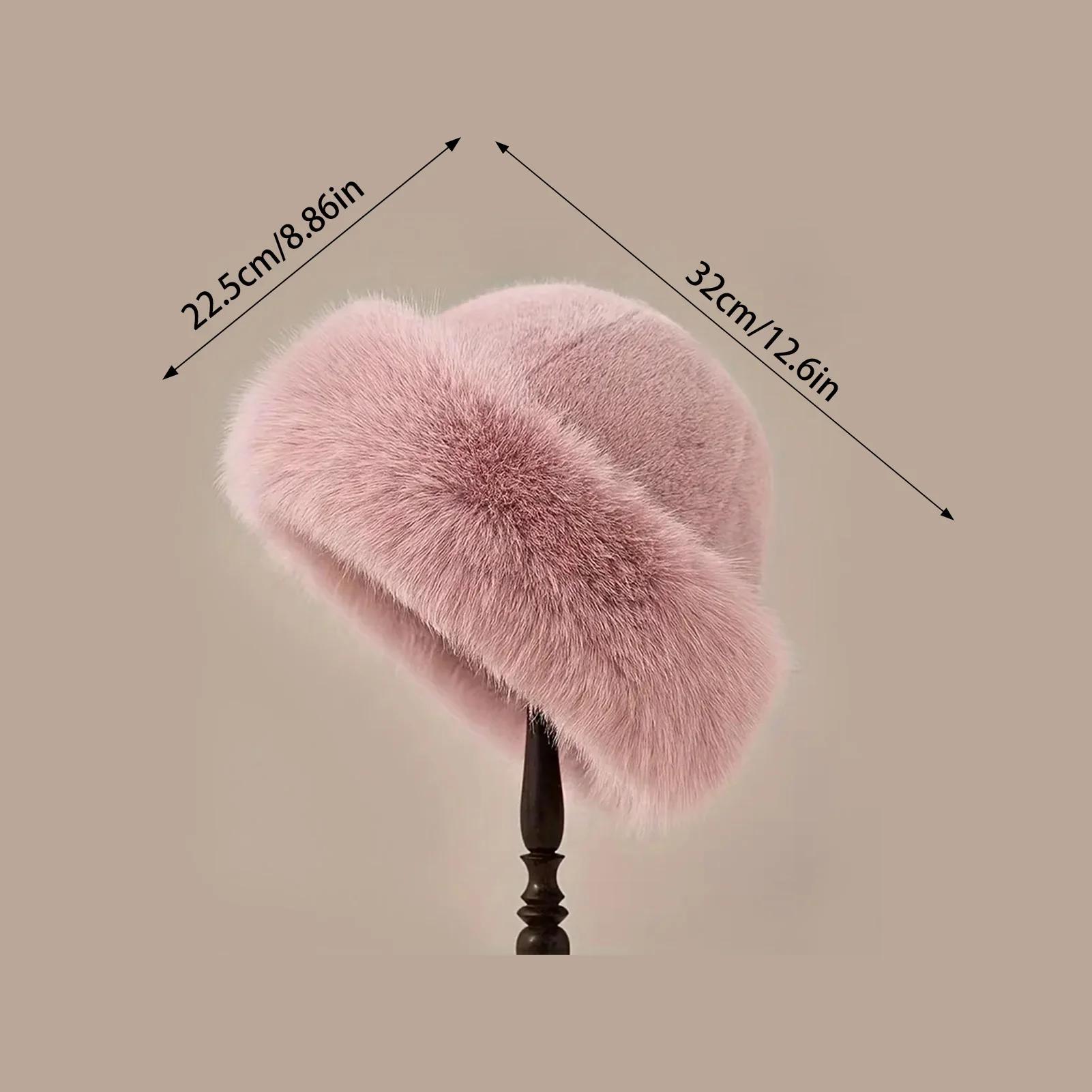 Chapeaux en fourrure pour femmes, chapeaux chauds de Style coréen automne hiver, chapeaux mongols fl
