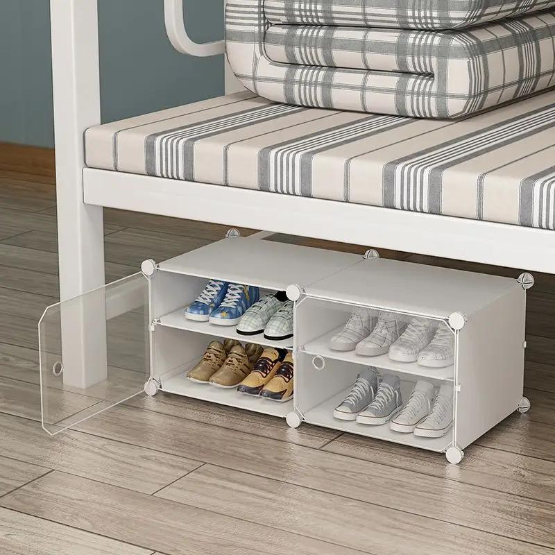 Armoires pliables à petite échelle pour la maison et le salon, grand espace multicouche, étagère, do