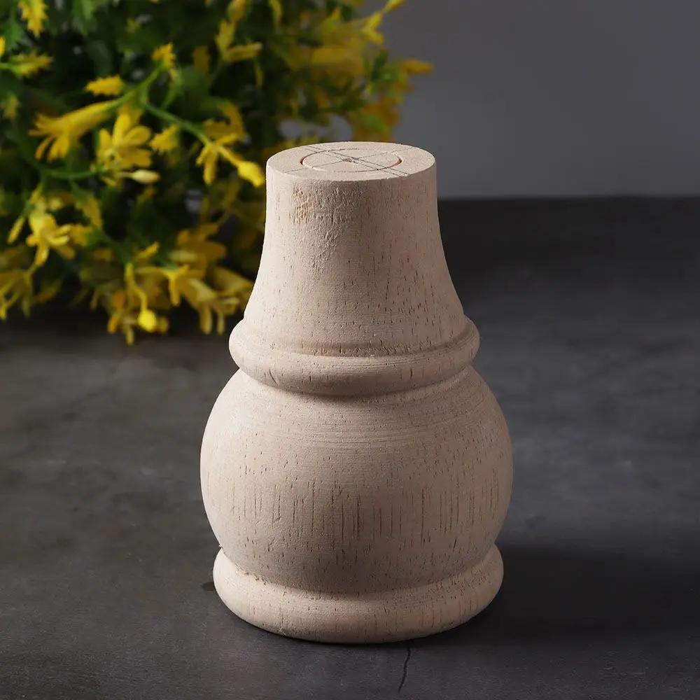 Pieds de meuble en bois naturel, pièces de remplacement pour haut-parleur, armoire, lit, table, boît