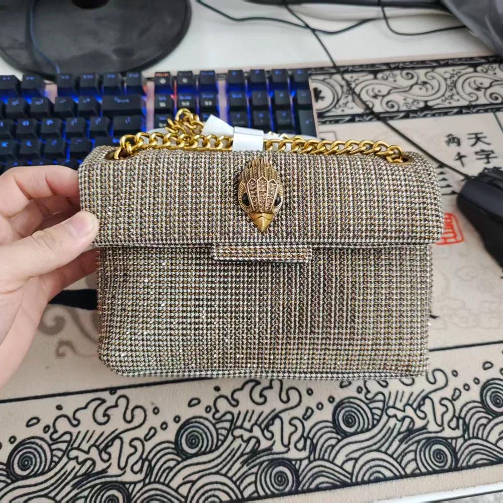 Nouveau Sac à Chaîne Tête d'Aigle pour Femme 2026, Sac Bandoulière Luxe Léger, Sac Carré Rétro Éléga
