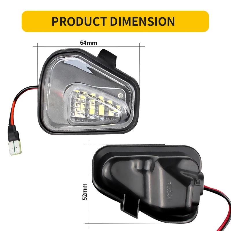 Lumières de flaque de rétroviseur latéral Canbus, 2 pièces, pour Volkswagen VW Passat B7 EOS CC Scir