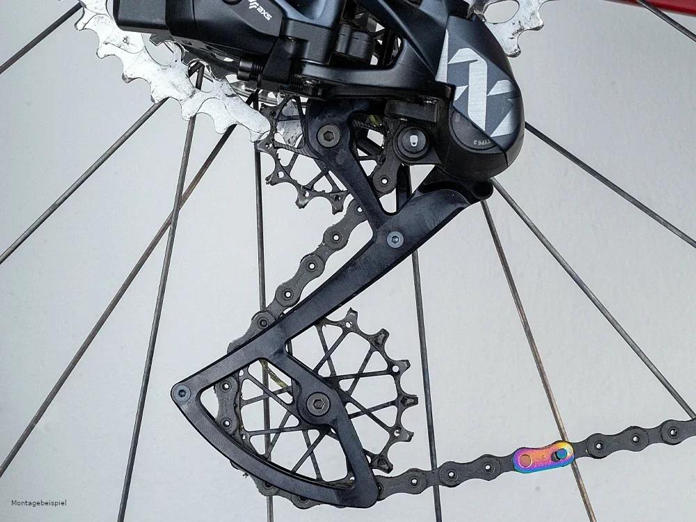 Support de moto pour utilisation client allemande, dérailleur arrière de route VTT, poulie Jos, util