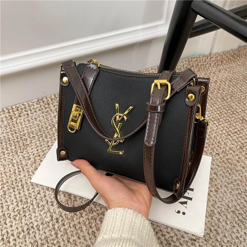Nouveau Sac Bandoulière Carré Rétro Mini Style Coréen 2026, Sac à Main Texturé avec Poignée Supérieu