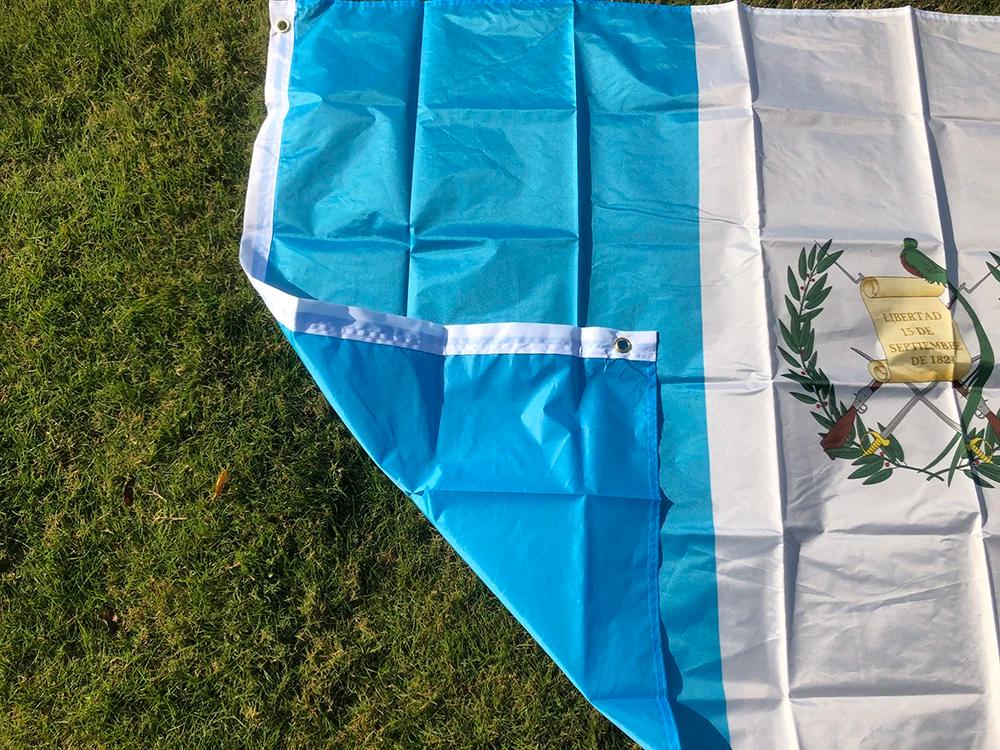 SKY DRAPEAU livraison gratuite 90x150 cm drapeau du Guatemala 3x5 pieds Super Poly drapeau de footba