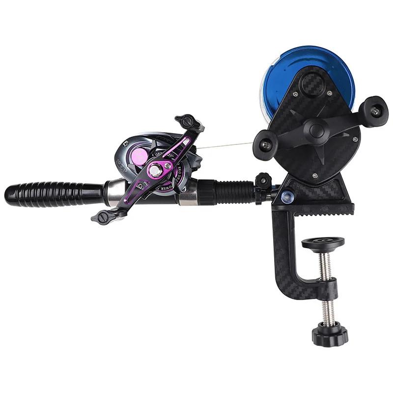 Moulinet de ligne de pêche Portable, enrouleur de bobine bidirectionnel, enrouleur de ligne de pêche