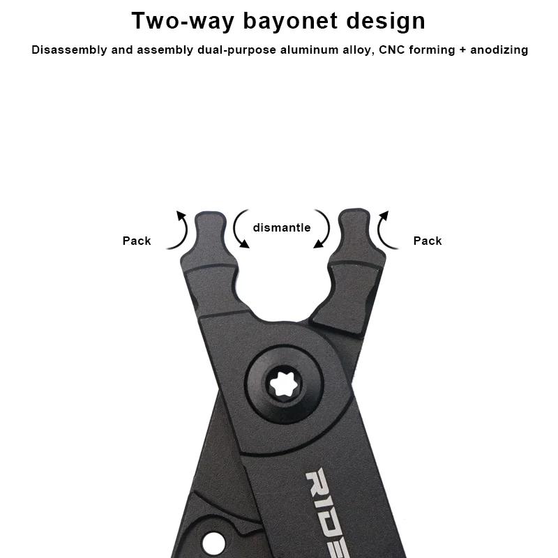 Ensemble d'outils de réparation de chaîne de vélo, connecteur de chaîne, verrouillage à maillons rap