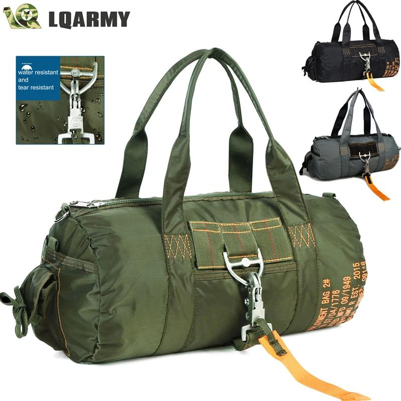 LQARMY-DulParachute dehors Duffle Bag, Nylon 1000D, Outdoor Travel Belt, Camping Dulbody Crossbody B