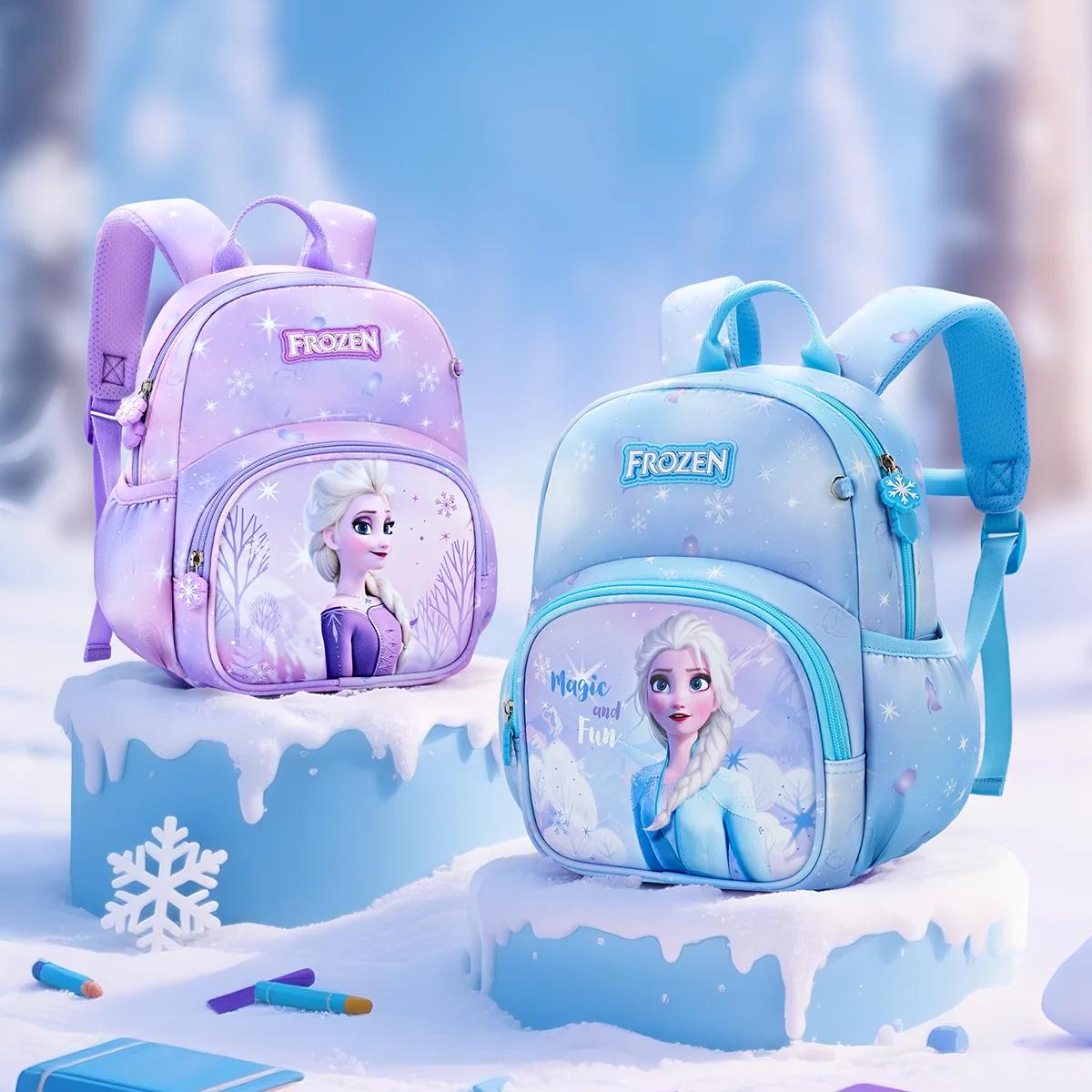 Sac à dos Disney Princess Elsa, Adorable, grande capacité, léger, Ultra-doux, étanche