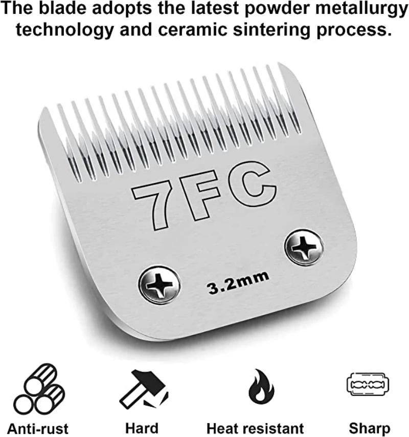 3F 4F 5F 7F 9 # 10 # 30 # 40 # 50 # Lame de tondeuse professionnelle pour animaux de compa