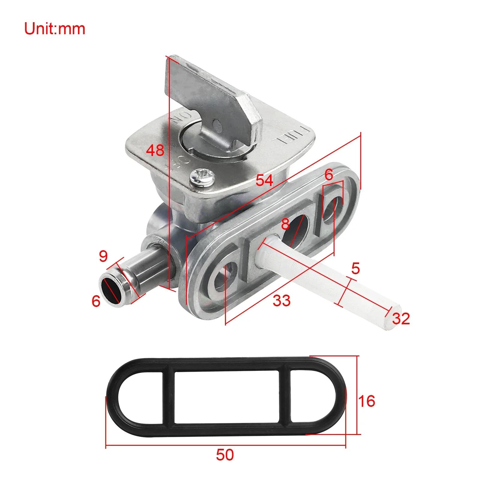 Robinet de carburant pour réservoir de gaz, robinet de carburant pour Yamaha YZ80 YZ125 YZ250 YZ490