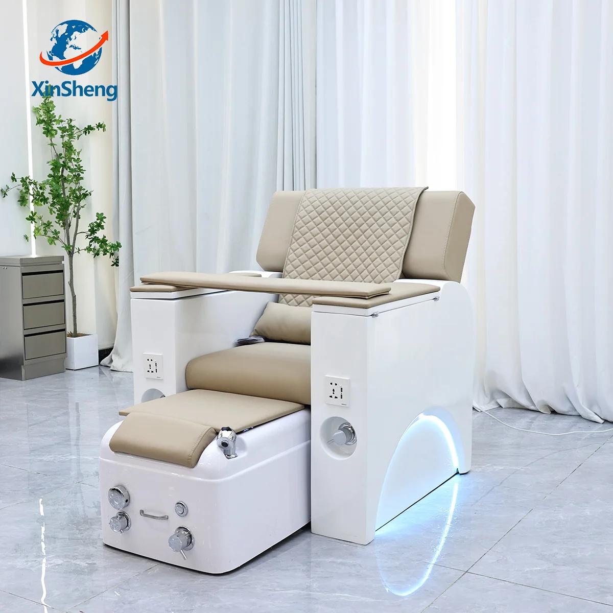 XinSheg 2025 chaise de Spa de pédicure électrique canapé de Salon de manucure avec Massage de dos au