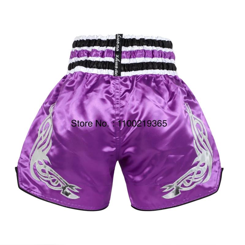 Muay Thai Shorts 2025 nouveau short de Kick Boxing hommes femmes enfants rétro Arts martiaux Thaibox