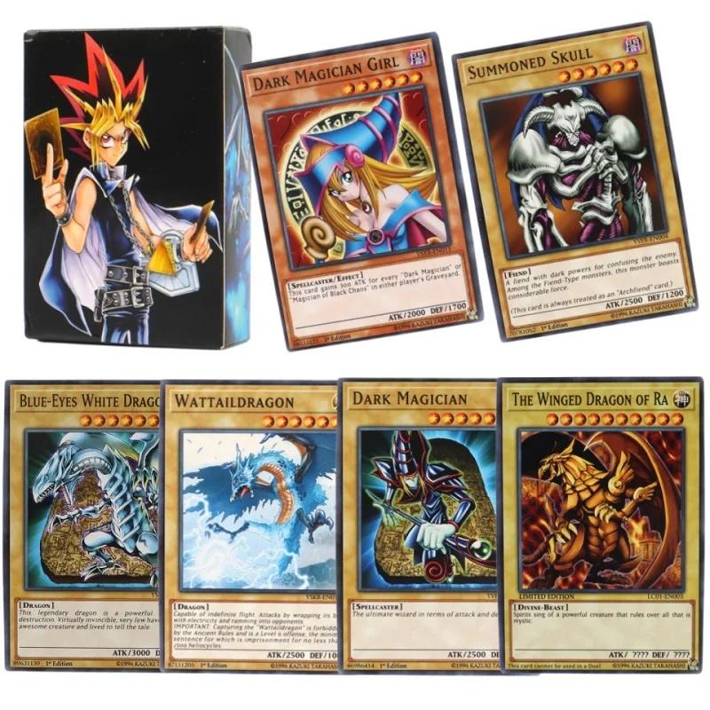 66 pièces/boîte anglais Yu Gi Oh cartes jeu à jouer commerce bataille Carte magicien foncé Collectio