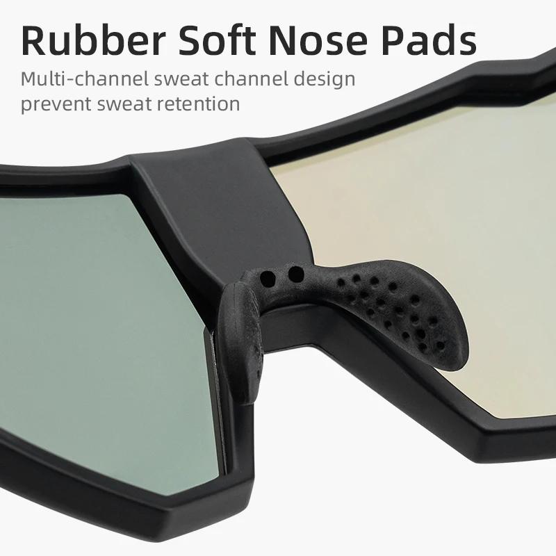 ROCKBROS Smart LCD lunettes photochromiques cyclisme lunettes polarisées UV400 électronique changeme