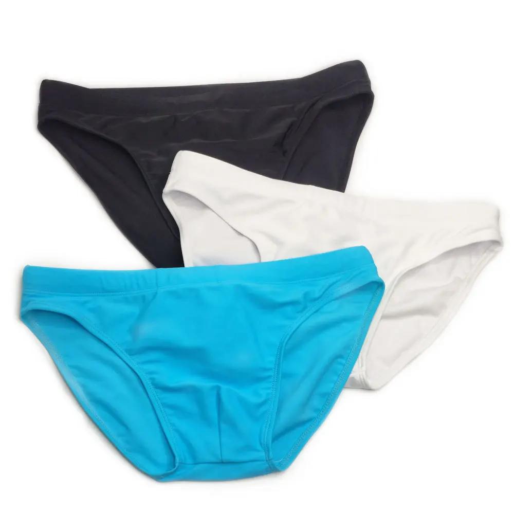 Slip de bain Sexy pour hommes, couleur unie, pantalon de plage, surf, taille basse, planche de surf,