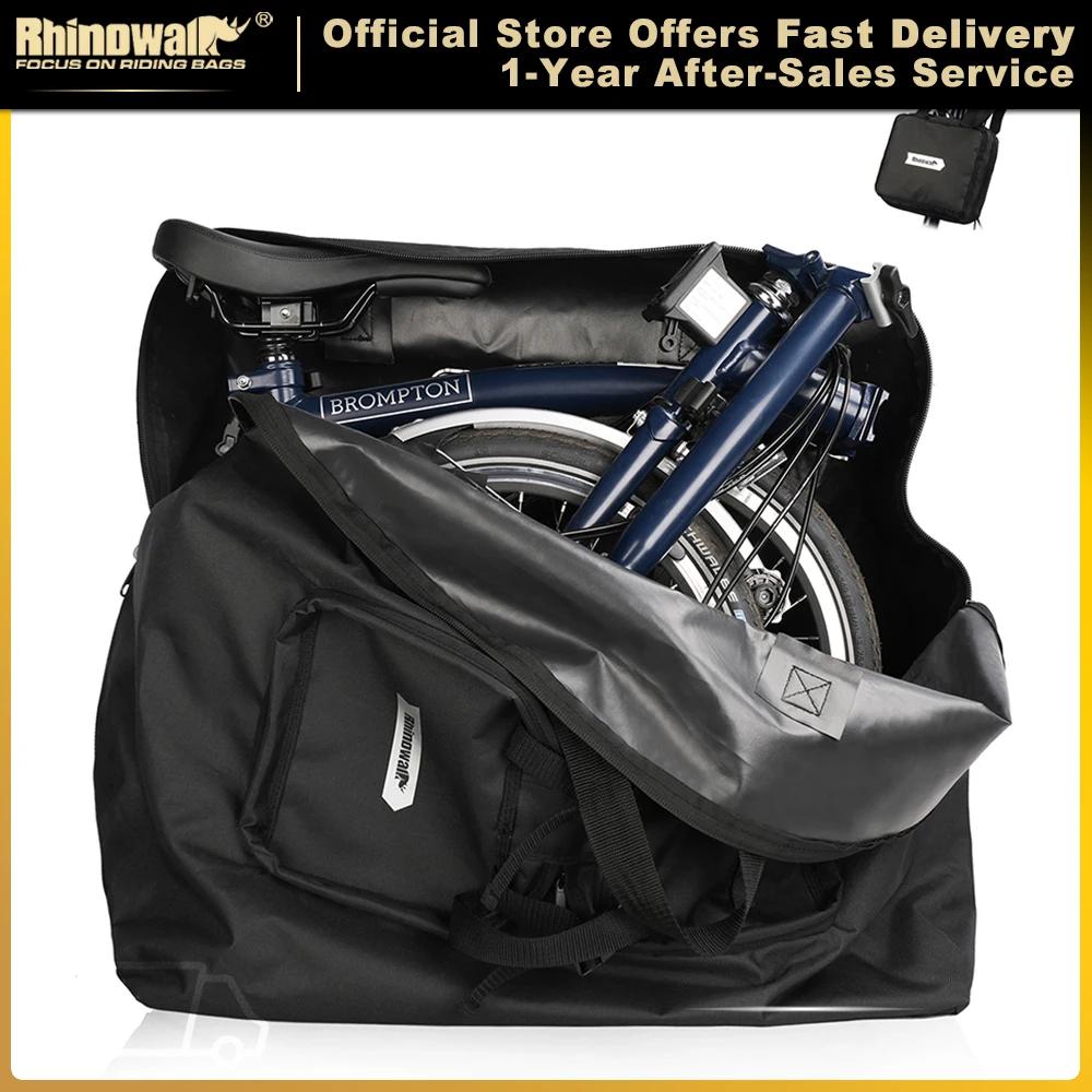 Rhinowalk – sac de transport pour vélo pliant 14-16 pouces, pour Brompton 3 soixante, sac de rangeme