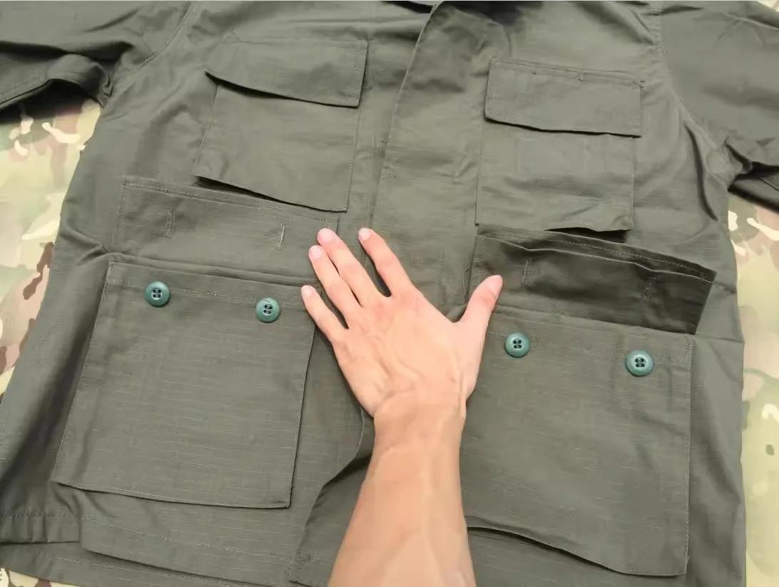 TACTICAL TOM TCU style BDU version RG cavalerie vert costume d'entraînement ensemble de combinaison