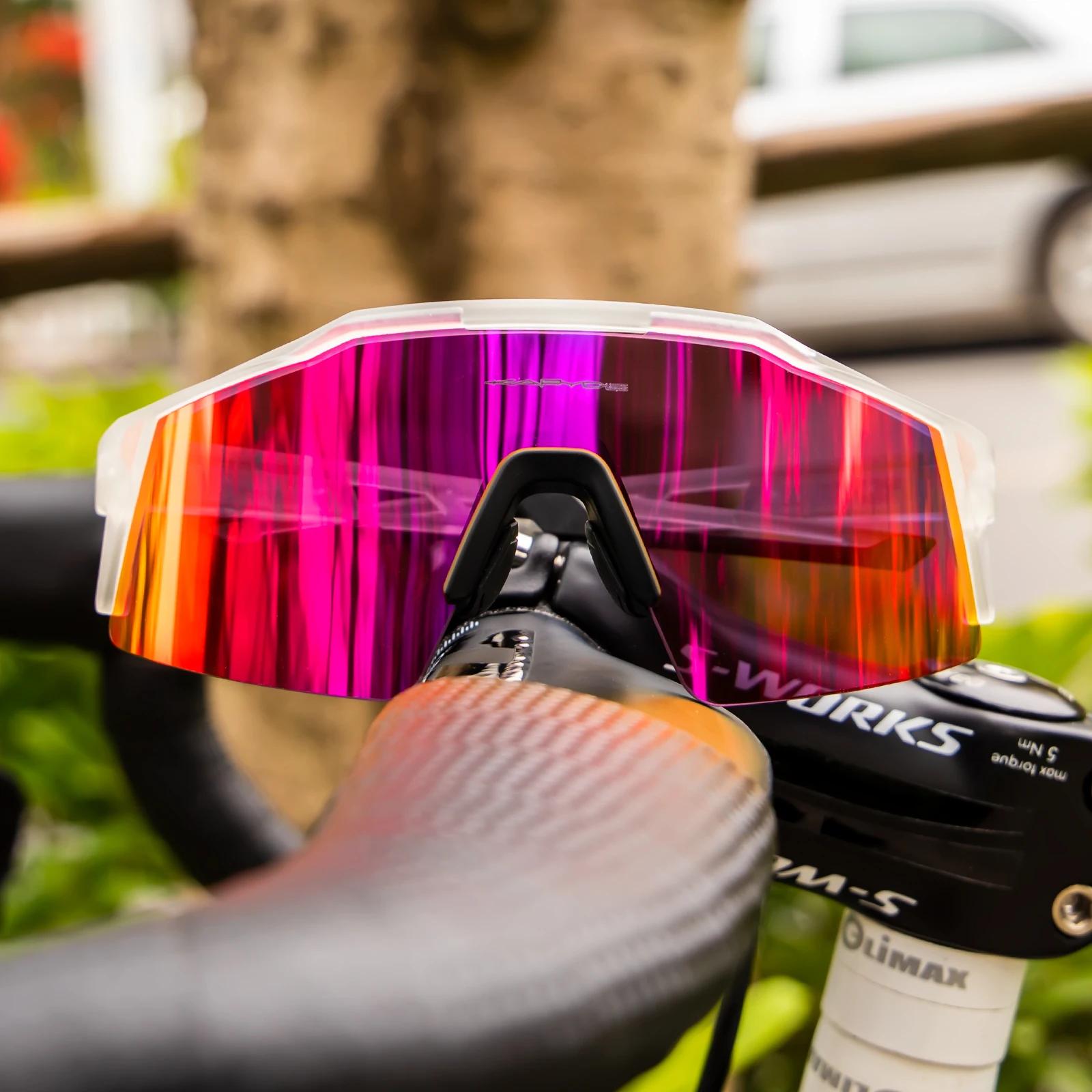 Kapvoe Lunettes de Soleil Polarisées pour Hommes et Femmes, Verres UV400 de Sport en Plein Air pour