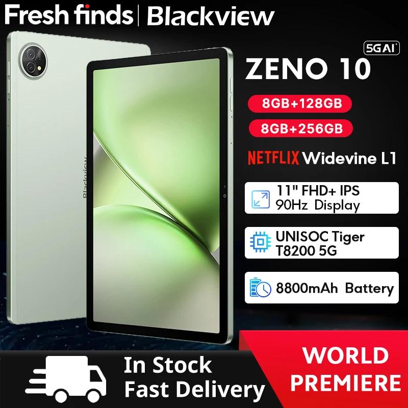 Tablette Blackview Zeno 10 5G AI, écran FHD+ 11 pouces 90Hz, quatre haut-parleurs, 8800mAh, Widevine
