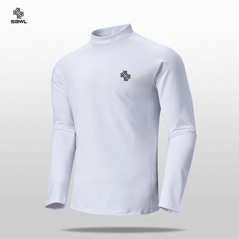 SBWL hommes de haute qualité cyclisme randonnée sports de plein air à manches longues T-shirt loisir