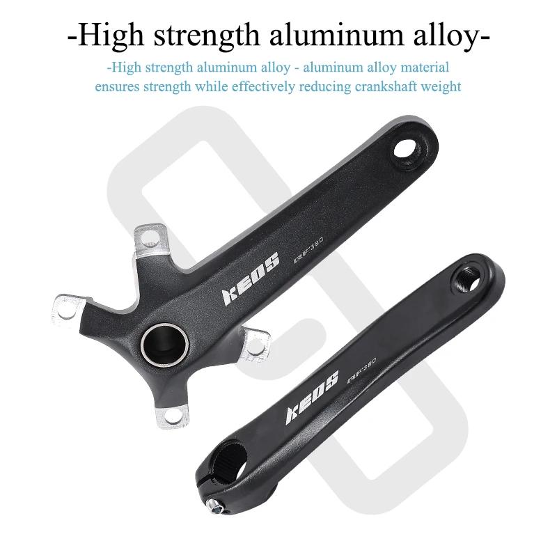 KEOS – pédalier de vélo de route 110BCD, en alliage d'aluminium, Double plateau 50/34TC, roue à chaî