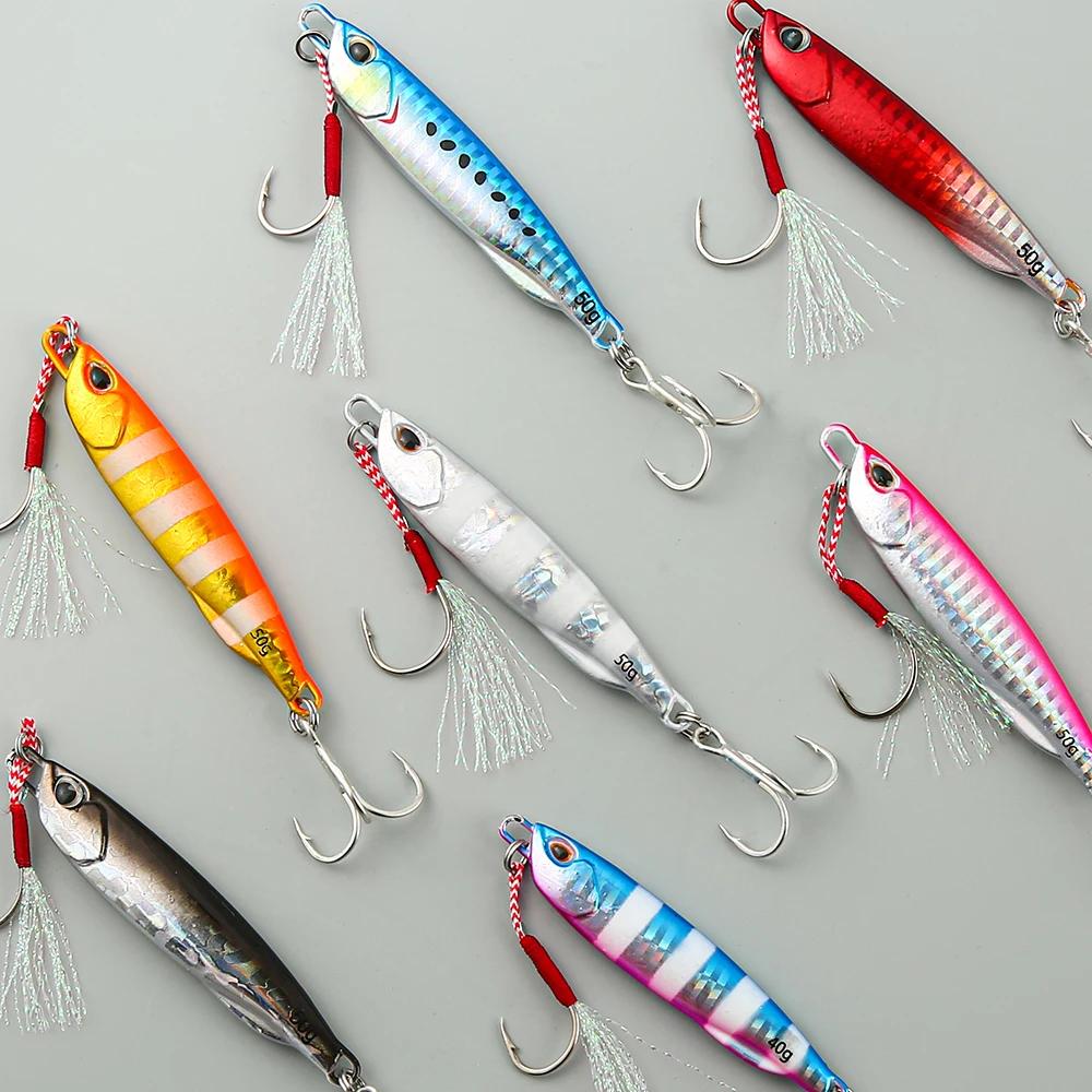 2021 Japen métal moulé gabarit cuillère 10/15/20/30/40/50g rivage coulée gabarits poisson bar de mer